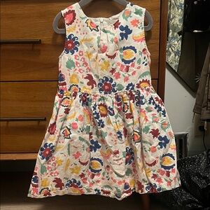 Mini Boden Colorful Floral Kids Dress